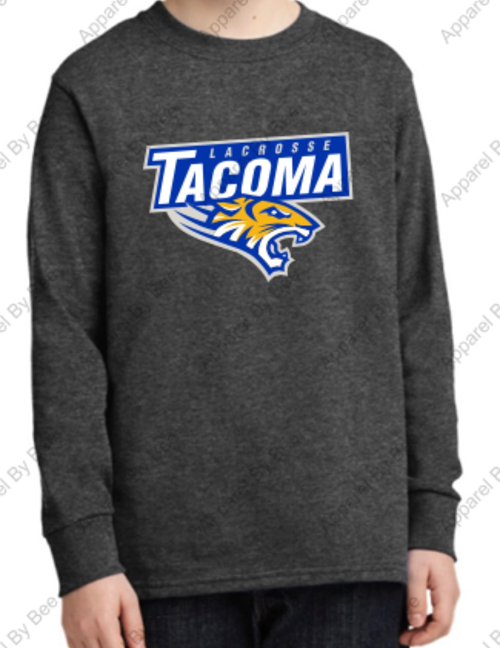 Copy of Tacoma Tigers Lacrosse Youth and Adult Long Sleeve T-Shirt