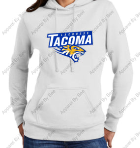 Tacoma Tigers Lacrosse Ladies Fleece Hooded Sweatshirt