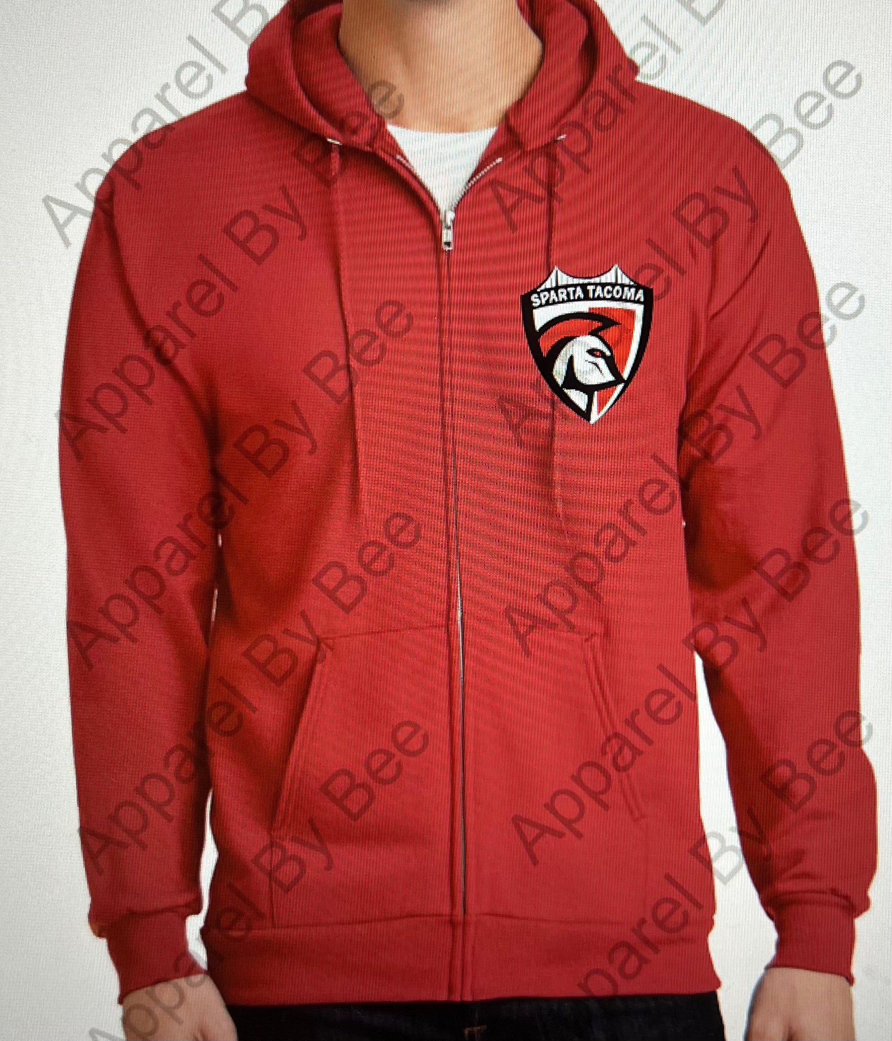 Sparta Port & Company® - Core Fleece Full-Zip Adult and Youth Hooded Sweatshirt