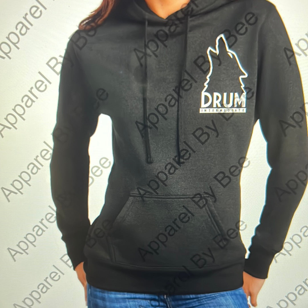 Drum Ladies Fleece Hooded Sweatshirt