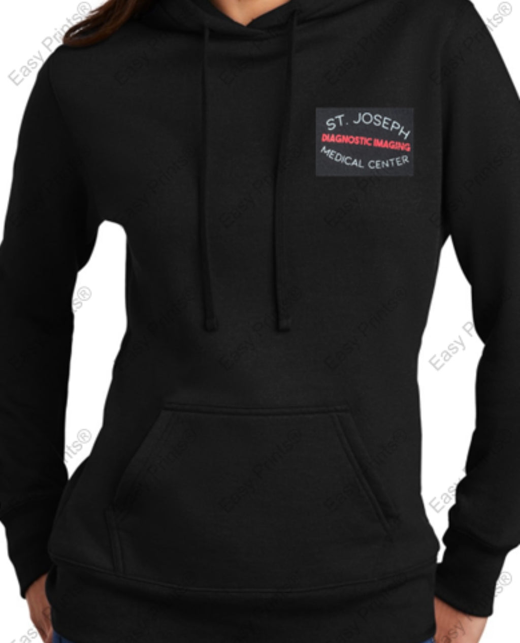 Saint Joseph Ladies Hoodie FRONT Logo
