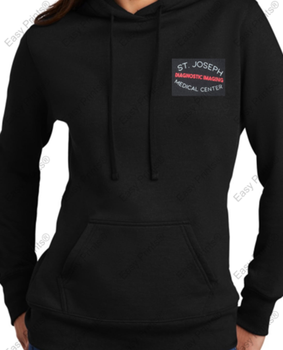 Saint Joseph Ladies Hoodie FRONT Logo
