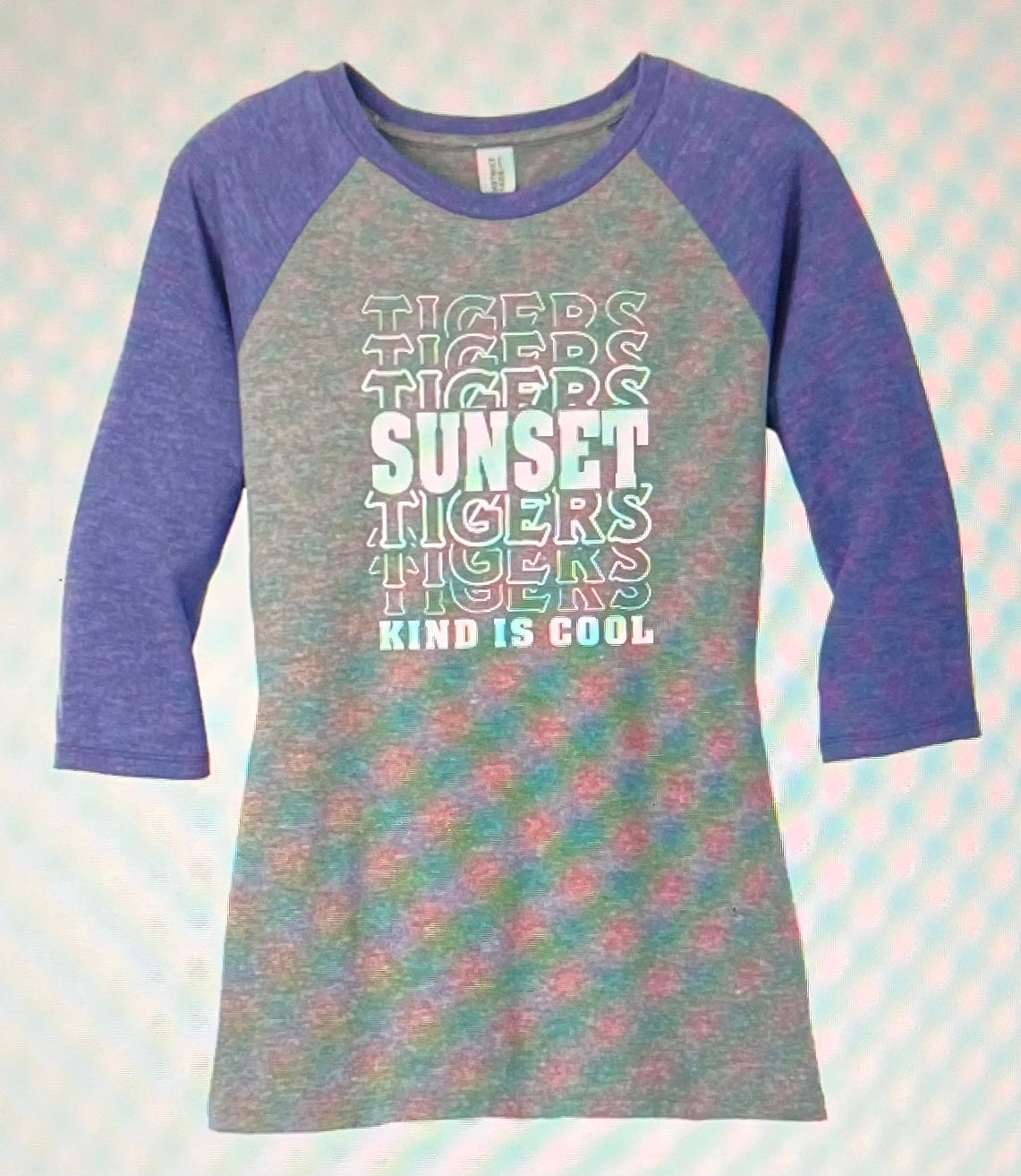 NEW Sunset Kind Is Cool Women's 3/4 Sleeve T