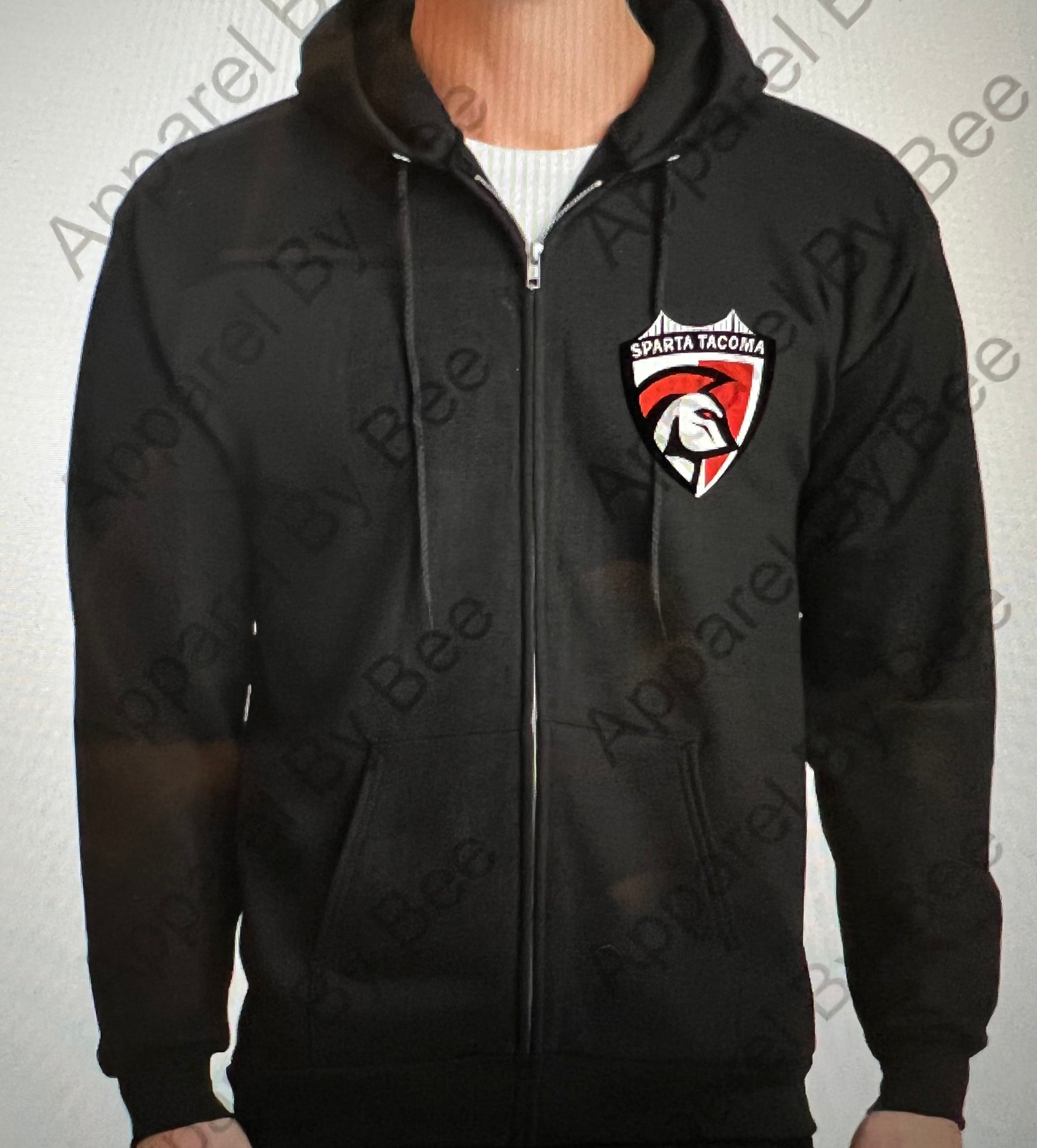 Sparta Port & Company® - Core Fleece Full-Zip Adult and Youth Hooded Sweatshirt